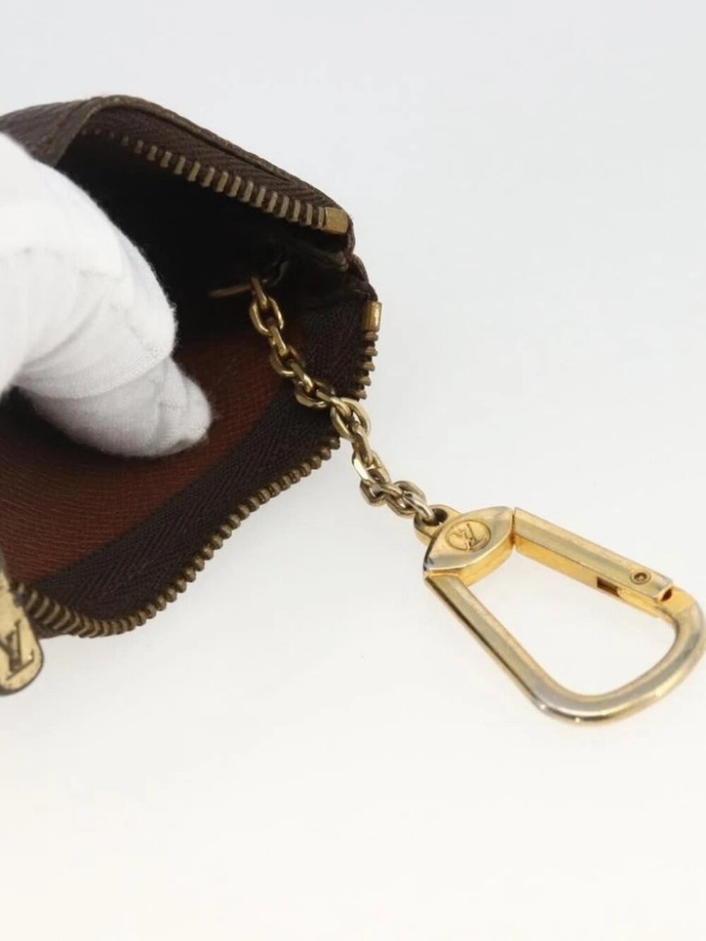 LOUIS VUITTON Monogram Pochette Cles Coin Purse - Picture 11 of 15